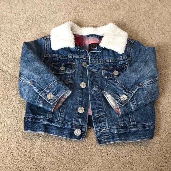 baby denim sherpa jacket